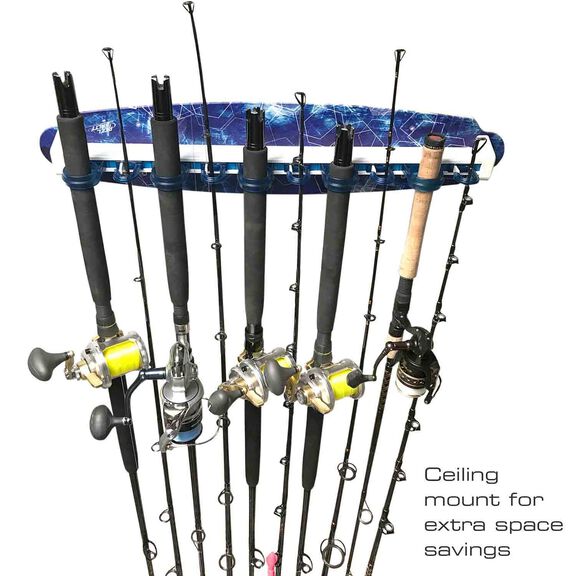 Reel Salty All Weather 3-In-1 Adjustable 10 Rod Storage Rack image number 5
