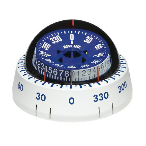 Ritchie Navigation Compass White 3 Combi Flush Mount 
