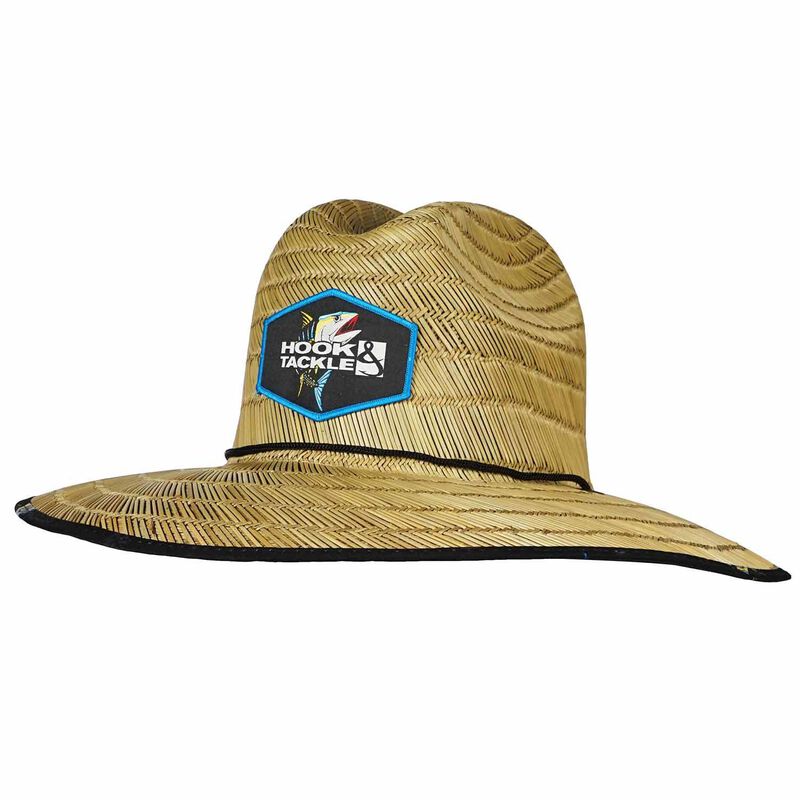 HOOK & TACKLE Tuna Lifeguard Straw Fishing Hat West Marine