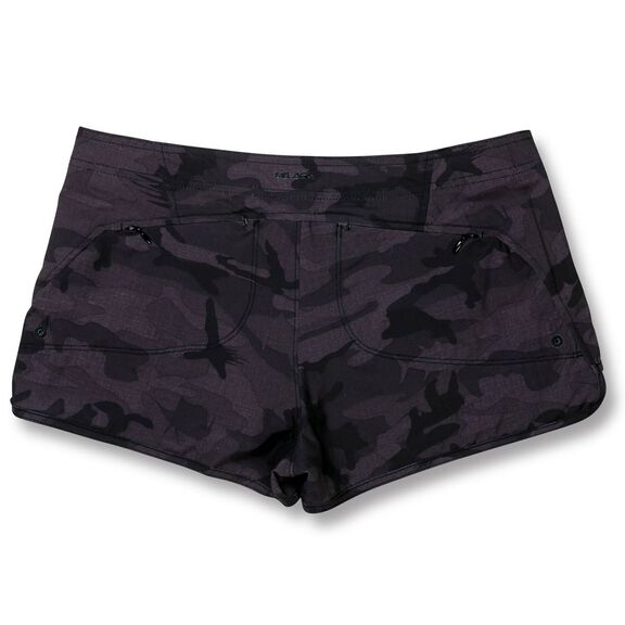 Women's Moana Fish Camo Hybrid Shorts image number 1