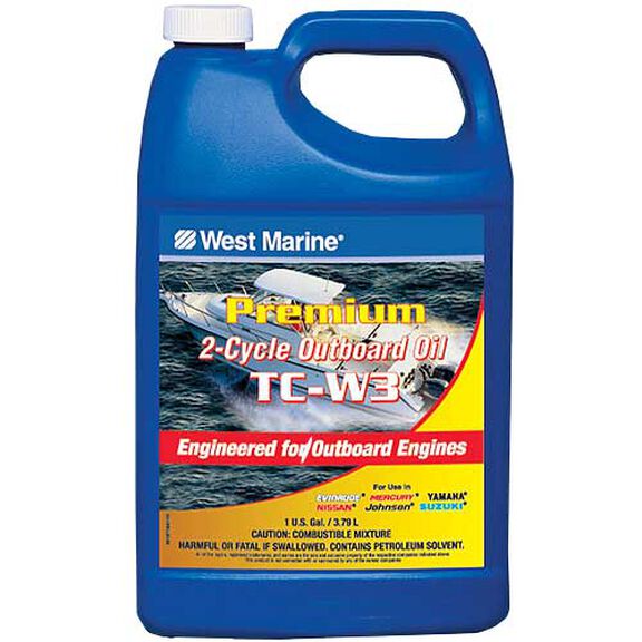 Premium 2-Cycle TC-W3 Outboard Oil, Gallon image number 0