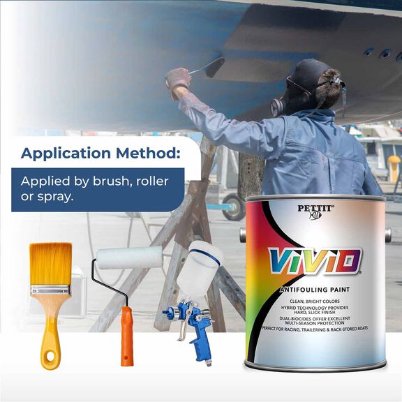 ViViD Antifouling Paint, Black, Gallon image number 2