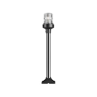 SEAFLO 03 Series All-Around LED Pole Navigation Light, 3 NM Visibility, 12.5" Height, 12/24V, 2.5W, Fixed Mount, 316 Stainless Steel