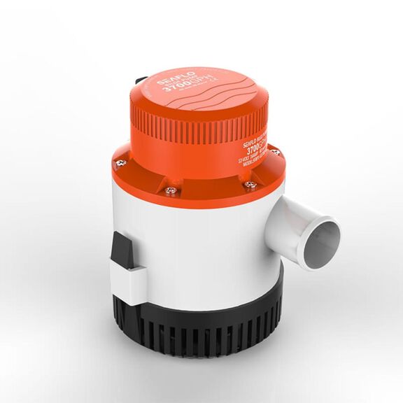 SEAFLO 3700 GPH 12V Bilge Pump, 1.5" Outlet, Marine Submersible, Anti-Airlock, Snap-Off Strainer image number 0