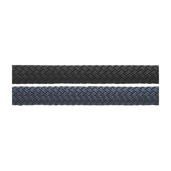3/4" x 25' Premium Nylon Double Braid Dock Line, Navy image number 1