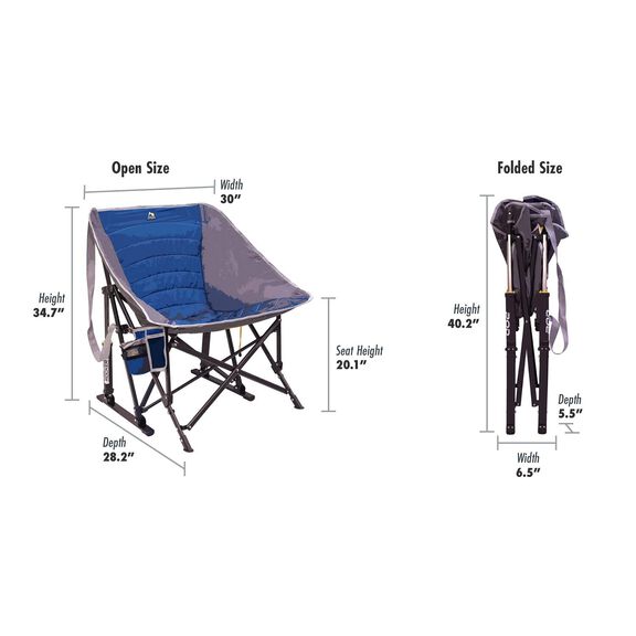 Max Relax Pod Rocker Chair, Royal image number 1