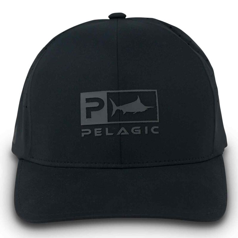 Pelagic Delta Flexfit Icon Hat, in Black, Size Small/Medium | by West Marine