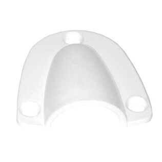 Clamshell Vent - White Plastic