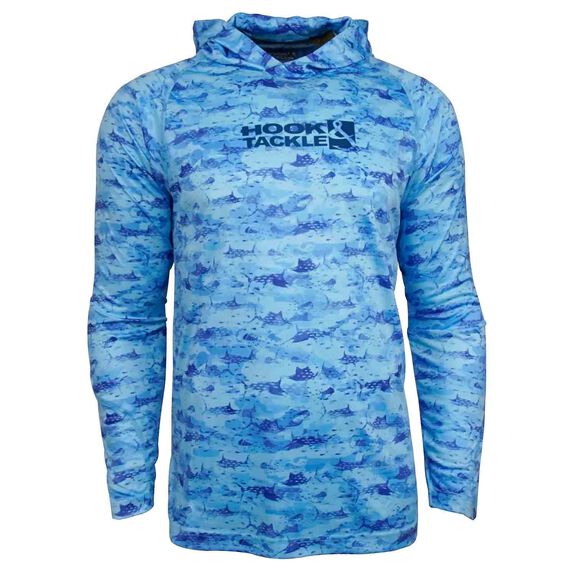 Men's Billfish Camo Hooded Shirt image number 0