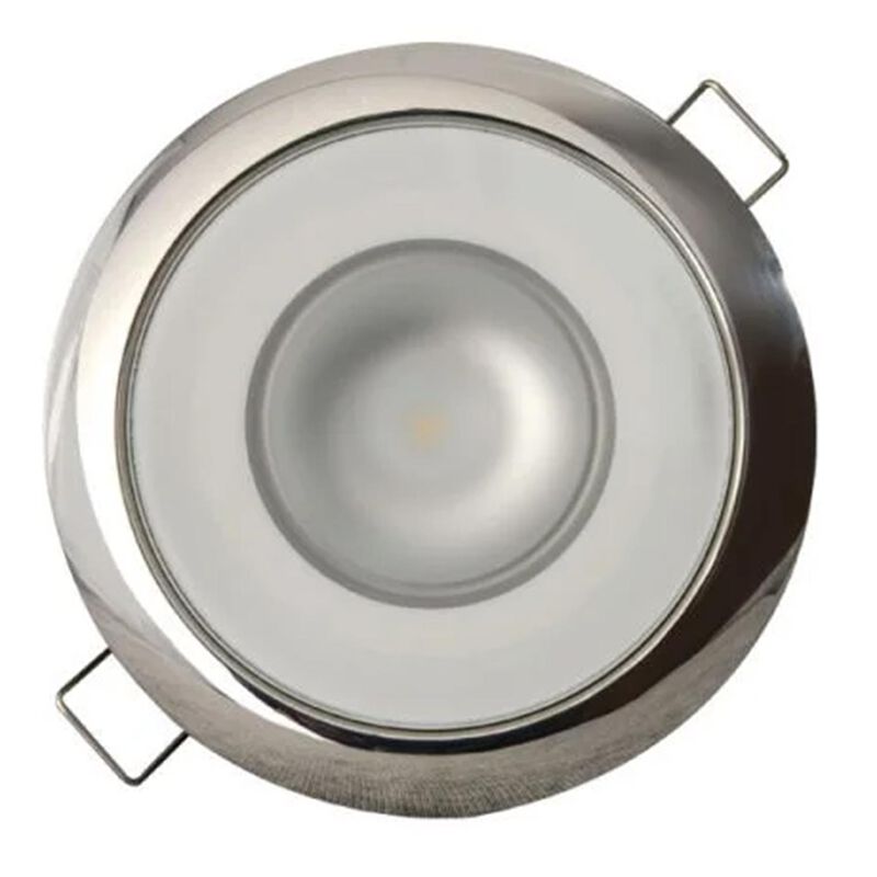 Mirage Flush Mount LED Down Light, Polished Finish, White Dimming, Red/Blue Non-Dimming image number 0