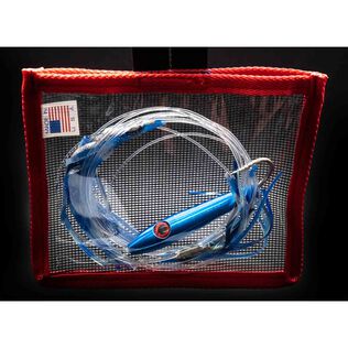 Medium 4" Aluminum Daisy Chain Blue
