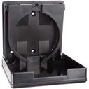 SEAFLO Fold-Up Adjustable Drink Holder, Black image number 3