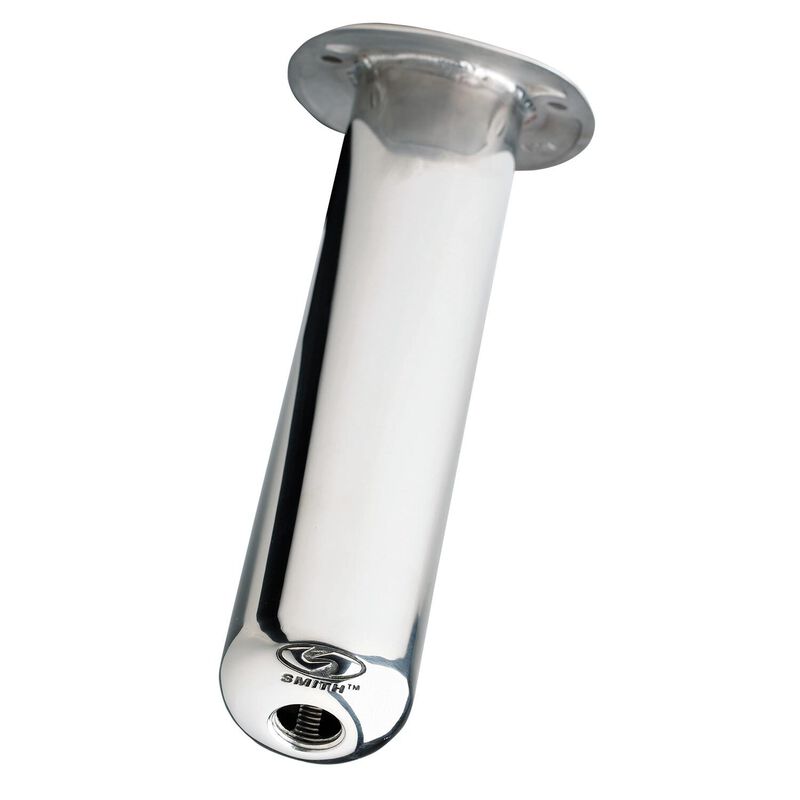 C E SMITH 30­­° FlushMount Stainless Steel Heavy Duty Rod Holder West Marine