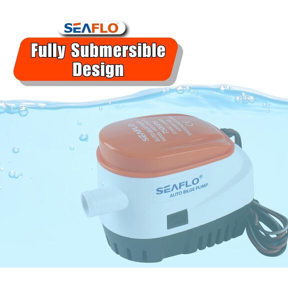 SEAFLO 06 Series 750 GPH Automatic Bilge Pump 12V image number 5