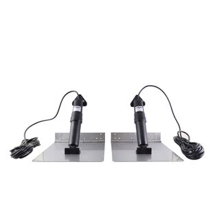 Stainless Steel Trim Tab Kit with 9LX9W Trim Tabs, No Control