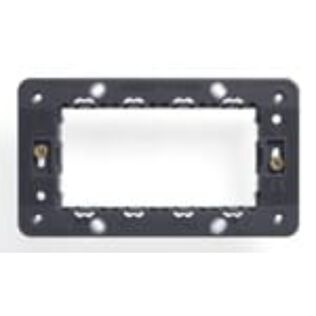 Vimar Eikon 21614 4-Module Mounting Frame with Screws