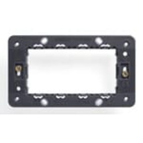 Vimar Eikon 21614 4-Module Mounting Frame with Screws image number 0