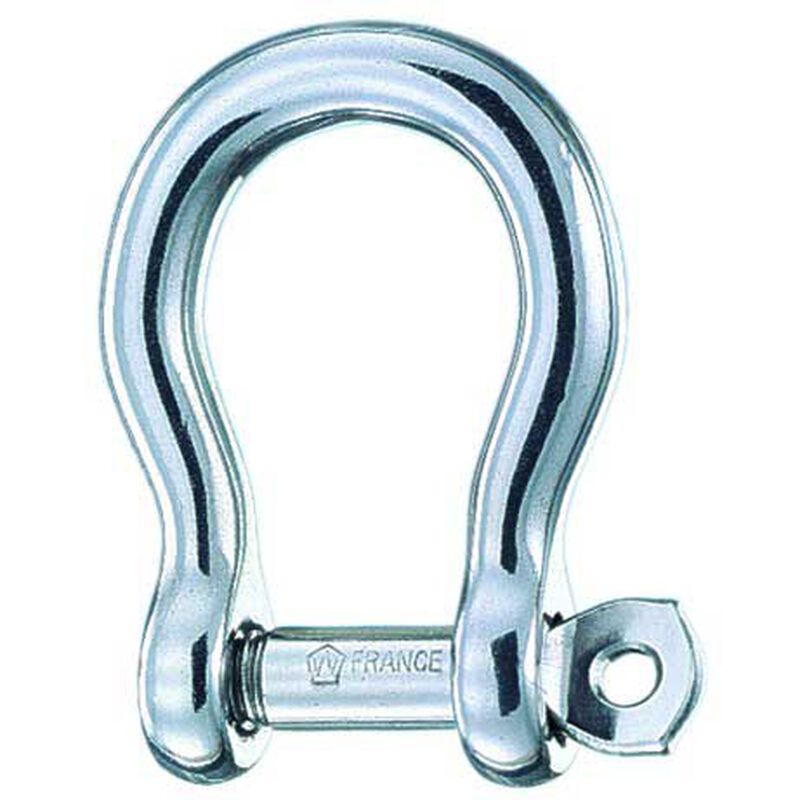 1/4" Captive Pin Bow Shackle image number 0