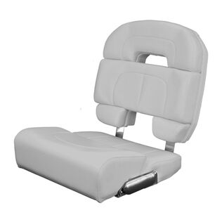 23" Deluxe Capri Helm Chair, White