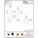 Recessed Shower Black Cup with Stainless Steel Lid w/Gasket, Hammer-Head Black Sprayer, 6' Stainless Steel Hose image number 3