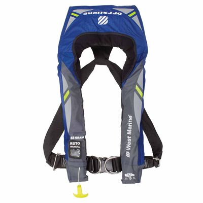All Clear® Offshore Inflatable Life Jacket with Harness