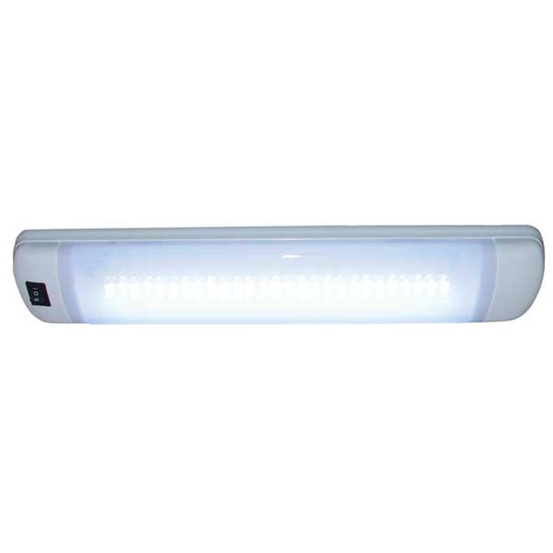 Maputo Rectangular LED, White/White with Rocker Switch image number 0