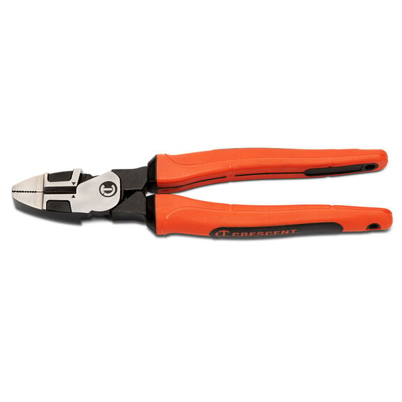 8" Z2 Cushined Grip Lineman Pliers image number 0