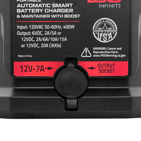 Automatic Smart Lithium and AGM Battery Charger, Maintainer and Jump Starter, 15A image number 3