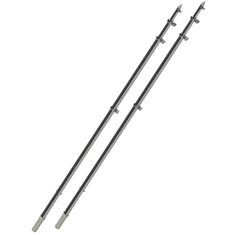 Deluxe Aluminum Tele-Outrigger Pole, 18', Pair image number 0