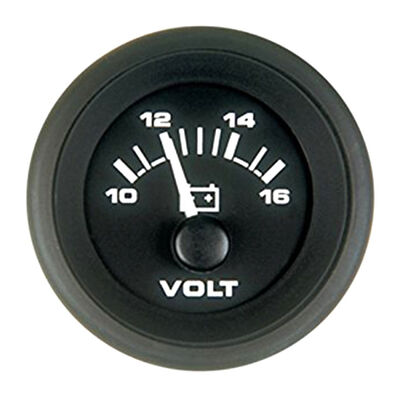 Premier Pro Series Voltmeter Gauge, 10-16V
