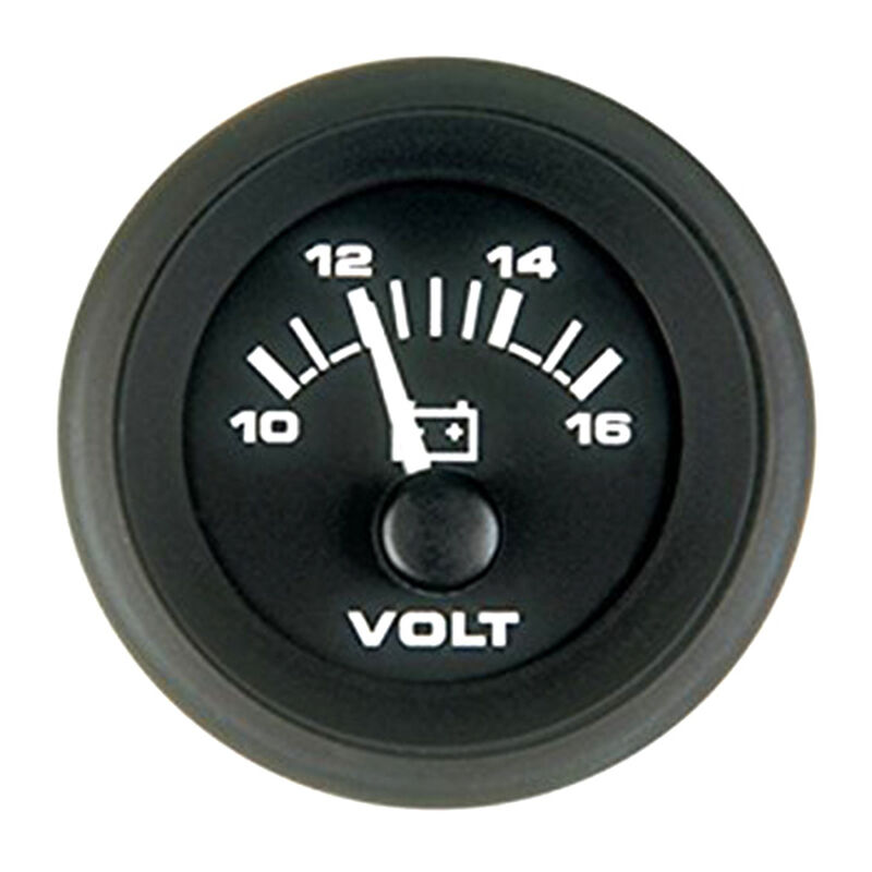 Sierra Premier Pro Series Voltmeter Gauge, 10-16V | by West Marine