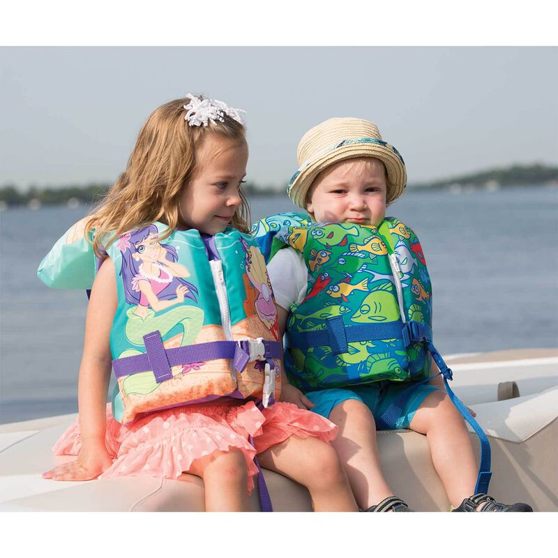 Kids’ Character Life Jacket, Infant Under 50lb, Mermaid West Marine