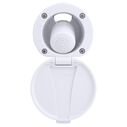 Recessed Shower Arctic White Cup & Lid, Small Arctic White Sprayer No Hook, 6' Stainless Steel Hose image number 4