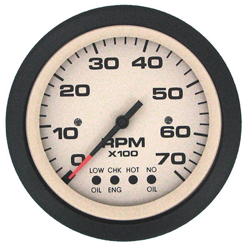 Sahara Series Tachometer with System Check, 7000 rpm, Evinrude/Johnson image number 0