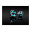 M6-770X-S-GmTi-i 7.7" Marine Coaxial Speakers, Gunmetal & Titanium Sport Grilles with RGB LED Lighting image number 8