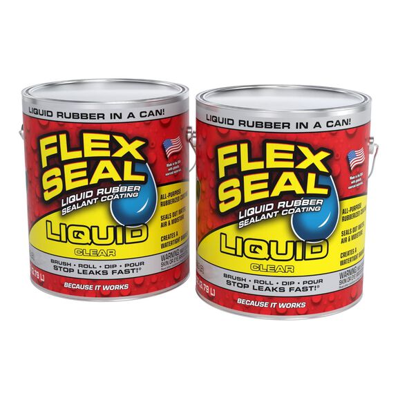 Flex Seal Liquid&reg; Clear Core, Gallon, 2-Pack image number 0