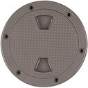Marine Circular Non-Slip Screw Out Deck Plate Inspection Access Hatch image number 0