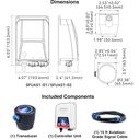 SEAFLO Ultrasonic Hull Defense System, Prevents Barnacle and Algae Growth, 24/7 Fully Automated Marine Protection for Hull, Drives, and Running Gear image number 1