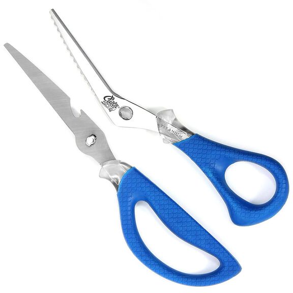 8" Titanium Bonded Detachable Marine Shears image number 1