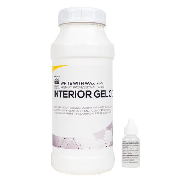 FGCS White With Wax Interior Gelcoat image number 0