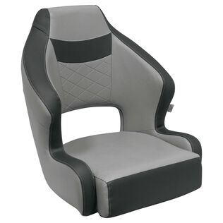 Wise DLX3338-1905 DLX Series Pontoon Bucket Seat with Flip Up Bolster - Marble / Reef Stone