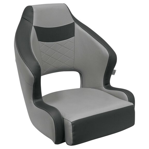 Wise DLX3338-1905 DLX Series Pontoon Bucket Seat with Flip Up Bolster - Marble / Reef Stone image number 0