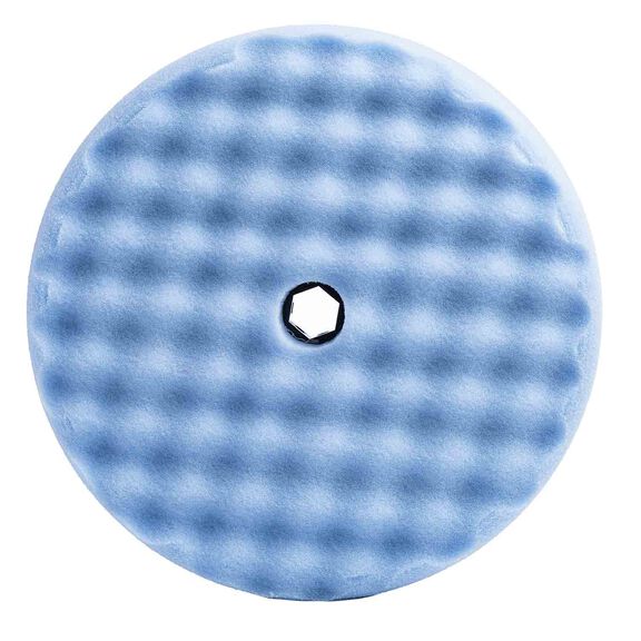 Pad 8" Double Sided Quick Disconnect Blue Finessing image number 0