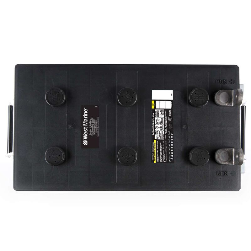L-Terminal Dual-Purpose AGM Battery 245 Amp Hours, Group 8D image number 1