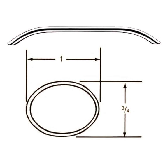 GG Schmitt & Sons 24" Oval Grab Rail image number 0