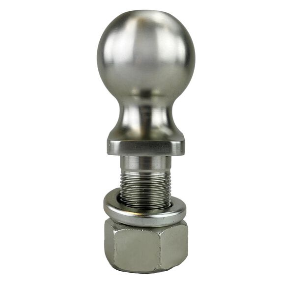 Trailer Hitch Ball, 2 5/16" x 1.25" x 2.75" Long Plastic Base image number 2