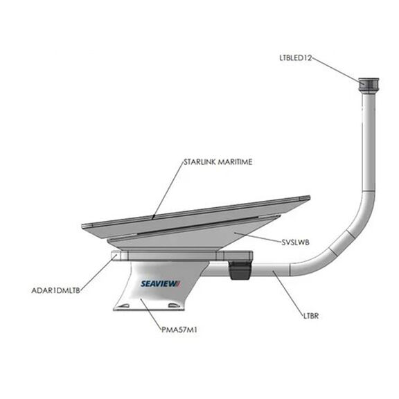 Starlink Modular Top Plate, White image number 1