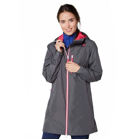 Women's Long Belfast Rain Jacket image number 0