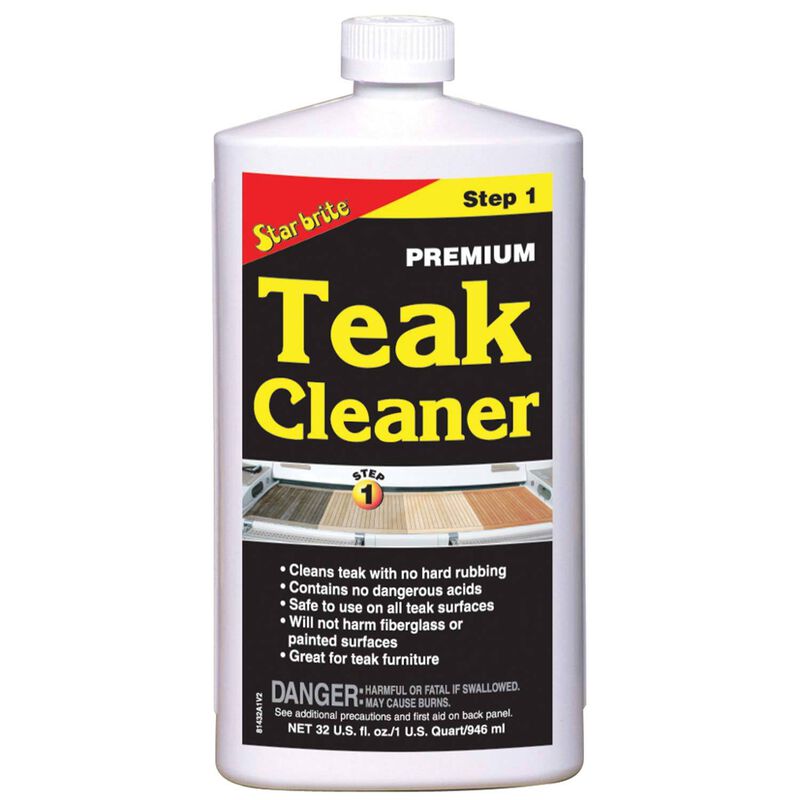 Premium Teak Cleaner Step 1, Quart image number 0