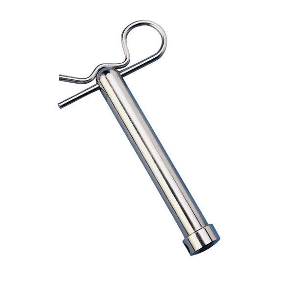 Medium Duty J24 Style Gudgeon Pin with Clip image number 0